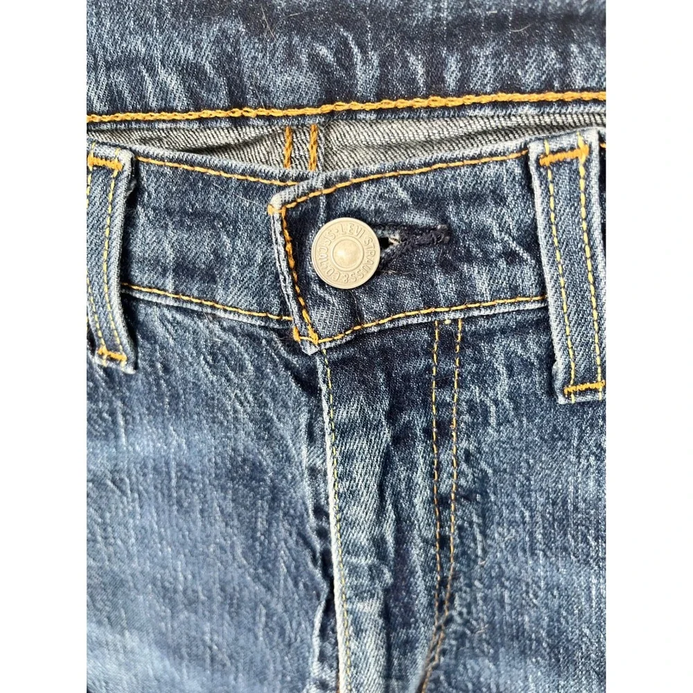 LEVIS 505 Regular Fit Jeans Mens 34x32 Blue Straight Leg Denim